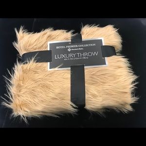 Luxury Throw  Tan  Color